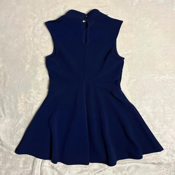 Bailey Blue Tennis Dress Size M Mini Fit & Flare Dark Sleeveless Summer Stretch - Picture 4 of 9